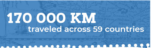 17000 KM travel of hitchhiking